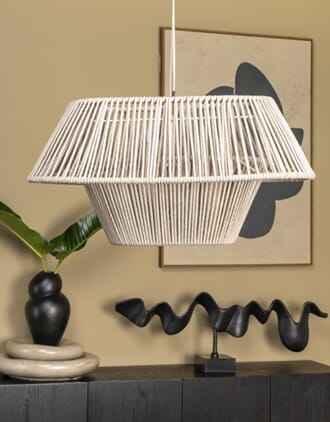 WAZAN HANGING LAMP TAUPE L