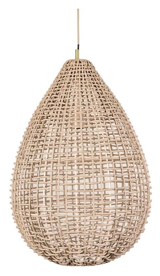 WHIMSICAL HANGING LAMP TAUPE L