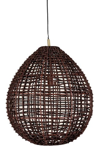 WHIMSICAL HANGING LAMP BROWN M