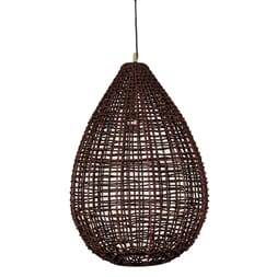 WHIMSICAL HANGING LAMP BROWN L