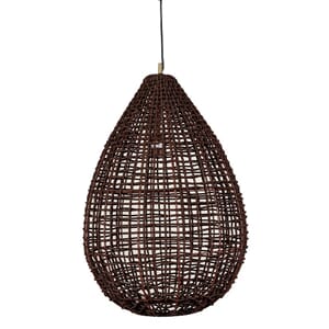 WHIMSICAL HANGING LAMP BROWN L