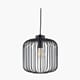 DANIA MATT BLACK ELECTRIFIED PENDANT