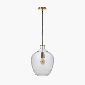 ISLAY CLEAR BUBBLE GLASS PENDANT