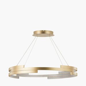 SIENNA GOLD METAL RING PENDANT
