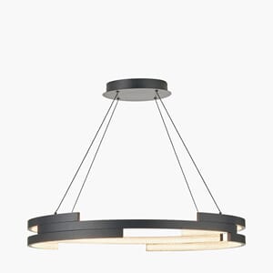 SIENNA BLACK RING PENDANT