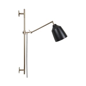DEAN WALL LAMP ANTIQUE SILVER L