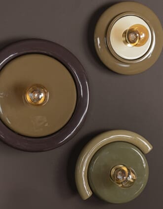 VEERLE WALL LAMP ECRU