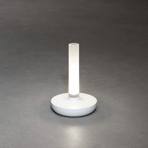 Biarritz trådløs bordlampe hvit dimmbar