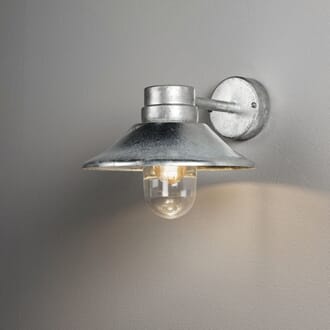 Vega vegglampe E27 galvanisert