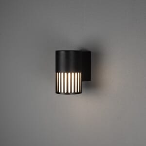 Pistoia vegglampe ned sort E27