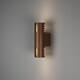 Cueno vegglampe opp/ned rust E27