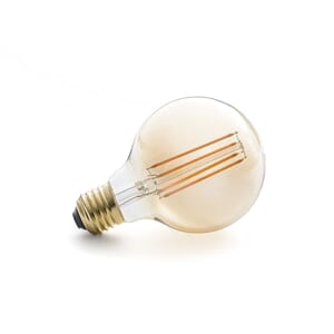 LED 4W E27 GLOBE 80MM 2200K AMBER