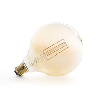 LED 4W E27 GLOBE 125MM 2200K AMBER