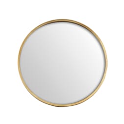 ANTIQUE GOLD MIRROR ROUND 40CM