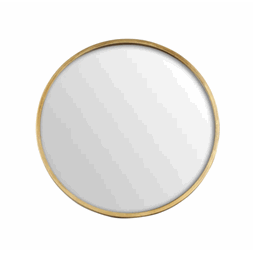 ANTIQUE GOLD MIRROR ROUND 50CM