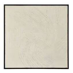 TERESINA WALL ART ECRU W60/D4/H60