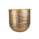 FUMI ALUMINUM FLOWERPOT ANTIQUE GOLD XL