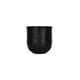 FUMI ALUMINIUM FLOWERPOT BLACK S