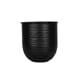 FUMI ALUMINIUM FLOWERPOT BLACK M