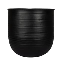 FUMI ALUMINIUM FLOWERPOT BLACK XL