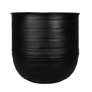 FUMI ALUMINIUM FLOWERPOT BLACK XL