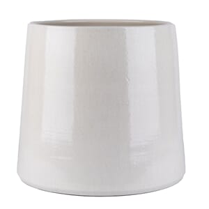 NITA FLOWERPOT WHITE L
