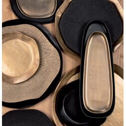 OVAL TRAY GOLD S