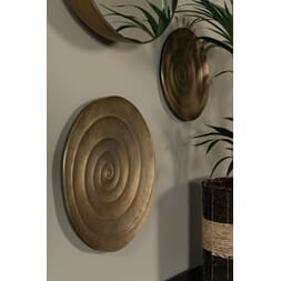 SPIRAL TRAY GOLD L