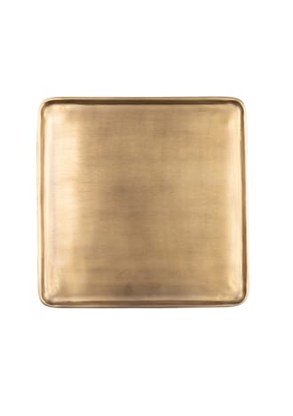 SQUARE TRAY GOLD L