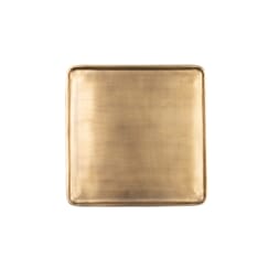 SQUARE TRAY GOLD L