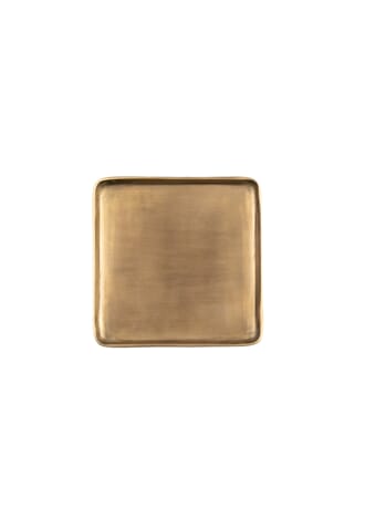SQUARE TRAY GOLD S