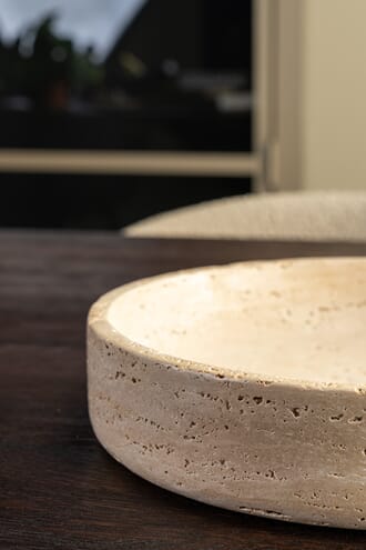 TRAVERTINE BOWL
