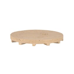 TRAVERTINE TRAY ON FOOT M