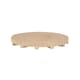 TRAVERTINE TRAY ON FOOT M