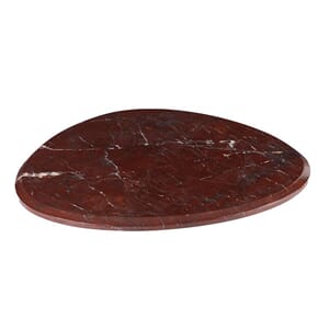 RED MARBLE TRAY L
