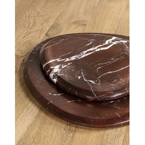 RED MARBLE TRAY M