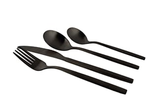 ENZO CUTLERY SET 16PCS BLACK