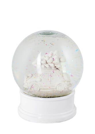 CHRISTMAS MUSIC WATERBALL WHITE