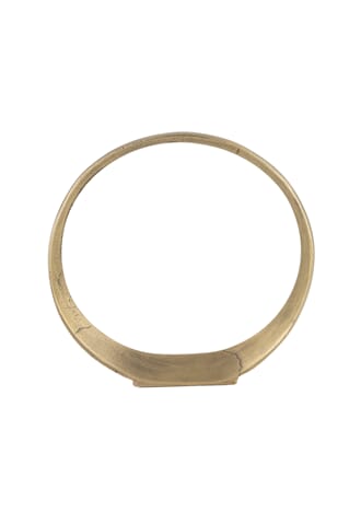 SCULPTURE ROUND GOLD L