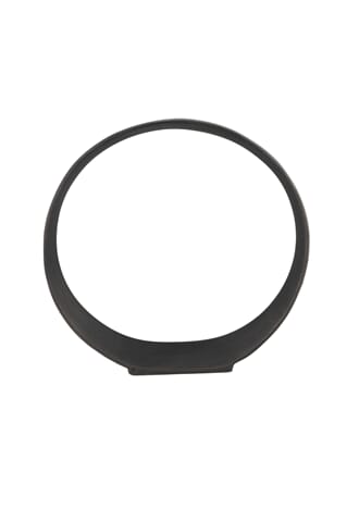 SCULPTURE ROUND BLACK L
