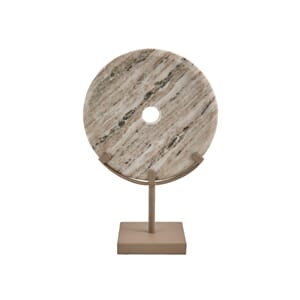 RYLEE RING SCULPTURE BEIGE MARBLE