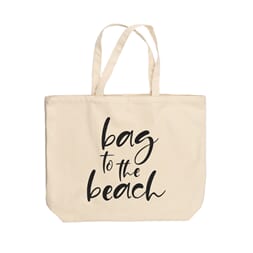 BAG TO THE BEACH CANVAS BAG
