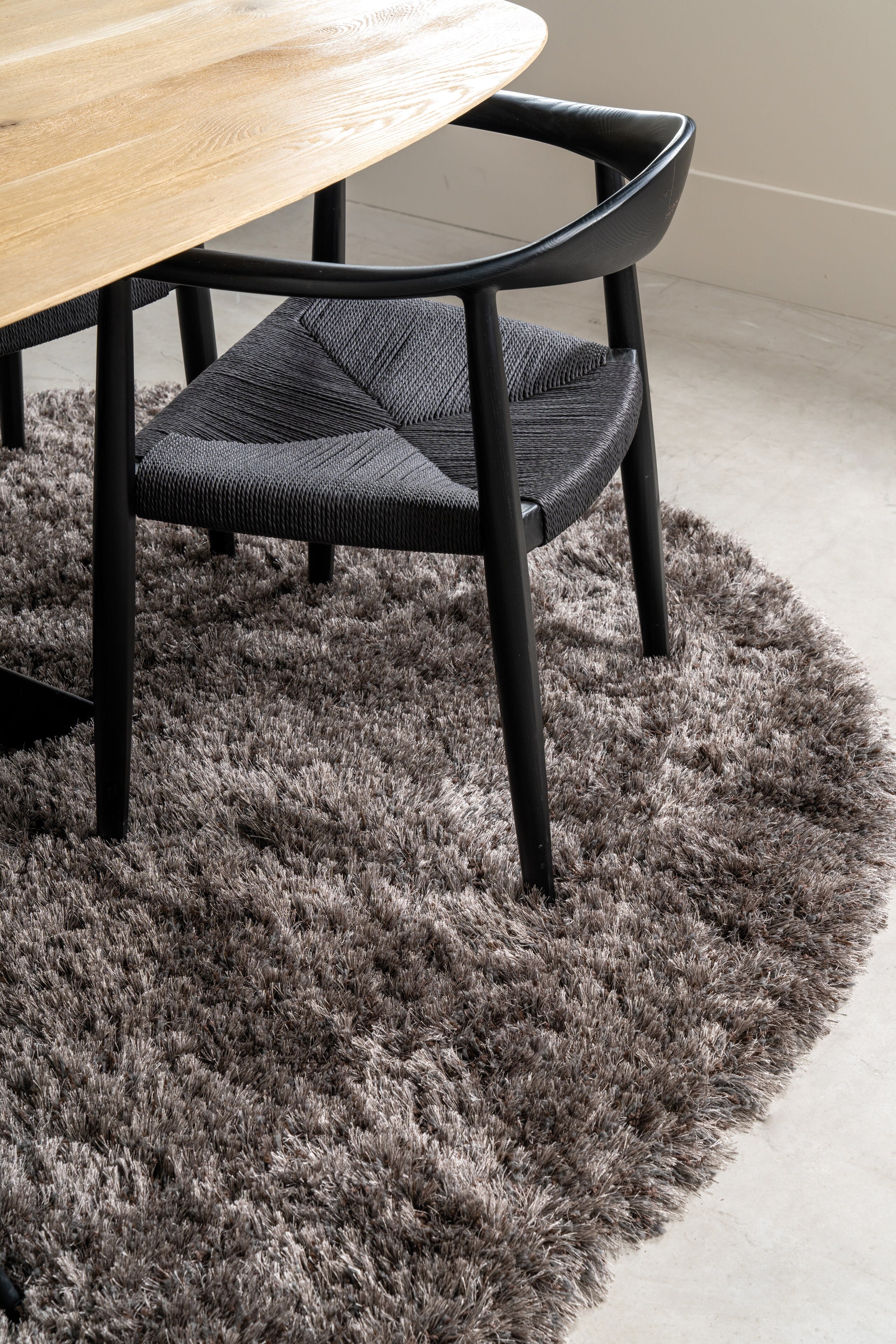 RHAPSODY CARPET OVAL ANTHRACITE 290 X 200 CM Trend Collection AS