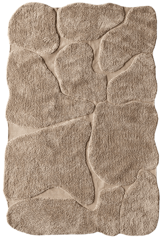 KARLIE PATCH CARPET BROWN 300X200CM