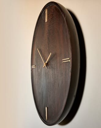 HILDE CLOCK ROUND L W56/D9/H56