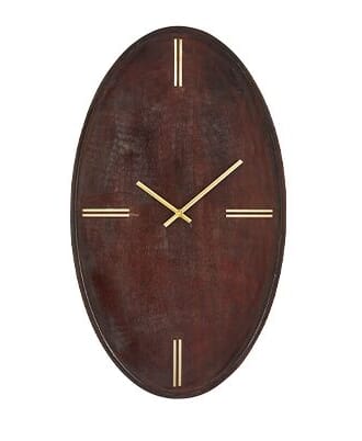 HILDA CLOCK OVAL L W35/D3/H60