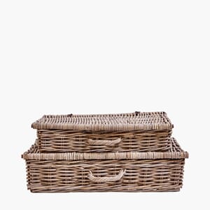 GREY KUBI S/2 UNDERBED STORAGE BASKETS