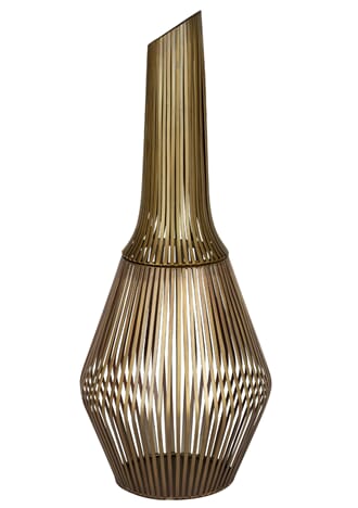 DELMAR LANTERN ANTIQUE GOLD L