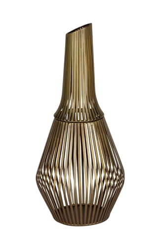 DELMAR LANTERN ANTIQUE GOLD M