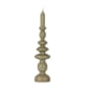 ANNE LED CANDLE GREY OLIVE L